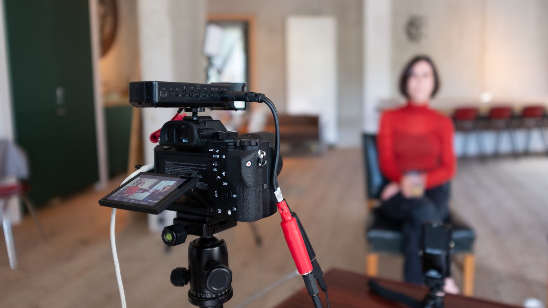 Tournage Studio 3K dans les bureaux d'un dirigeant
